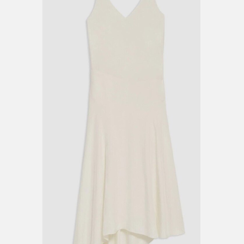 Theory Asymmetrical Dress in Ivory